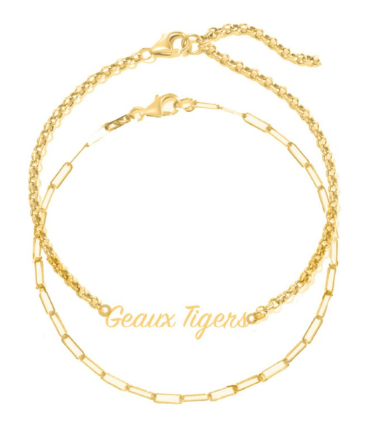 LSU Bandit Bracelet
