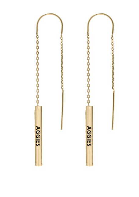 Texas A&M Speck Earrings