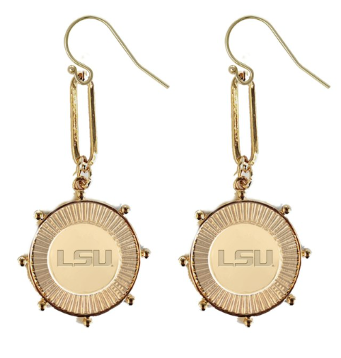 LSU Tigers Pixel Earrings