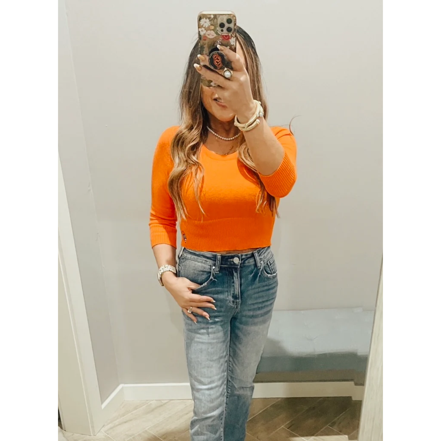 Oklahoma State Cowboys Crop Sweater