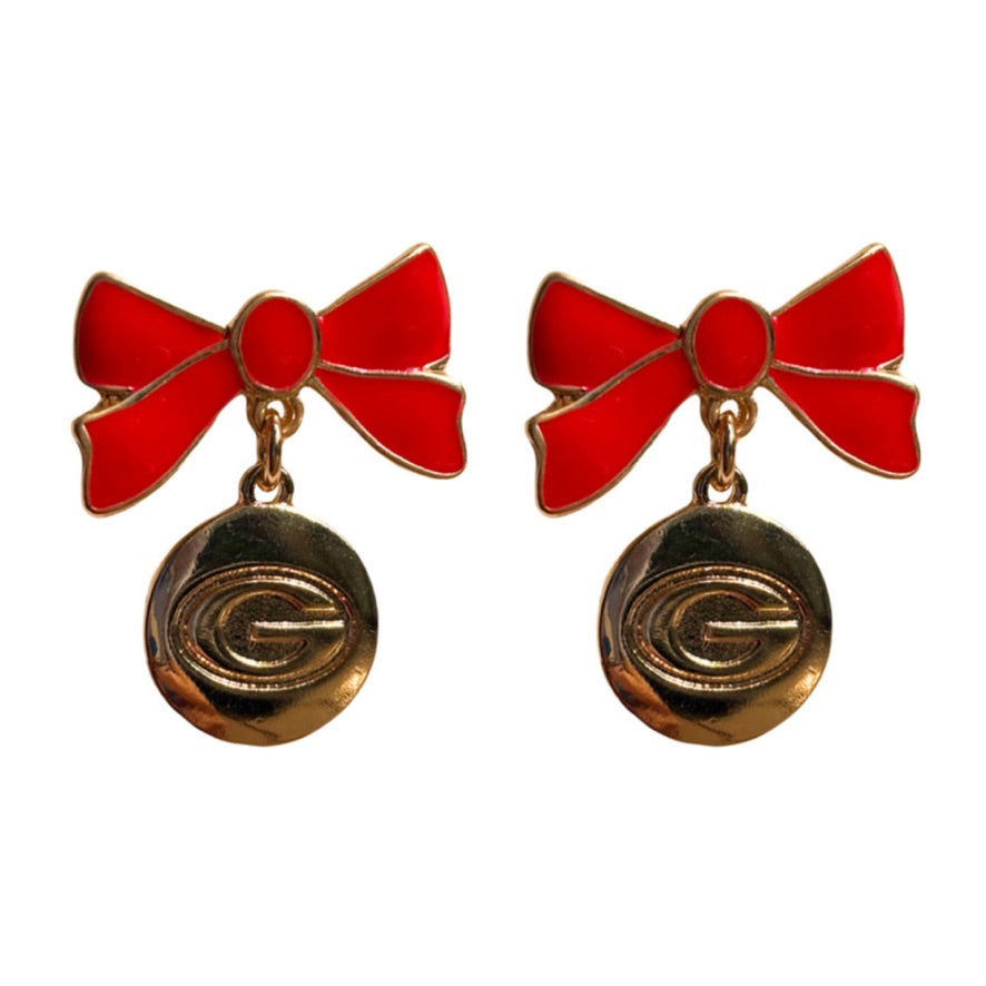 Georgia Bulldogs Impatiens Earrings