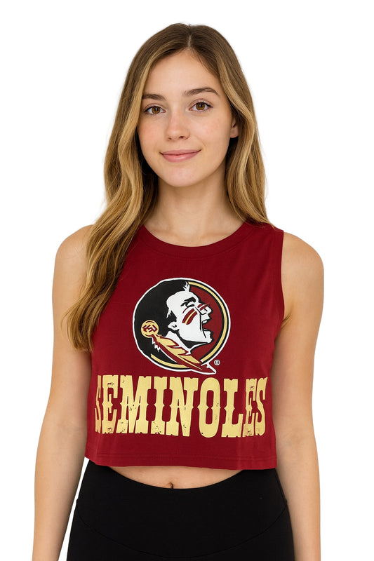 Florida State Seminoles Zora Cropped Tank