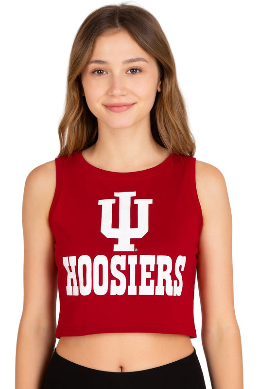 Indiana Hoosiers Zora Cropped Tank