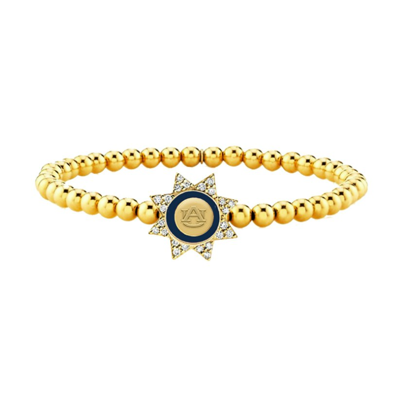 Auburn Tigers Begonia Bracelet