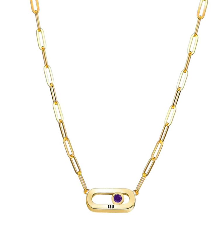 LSU Tigers Winterberry Necklace