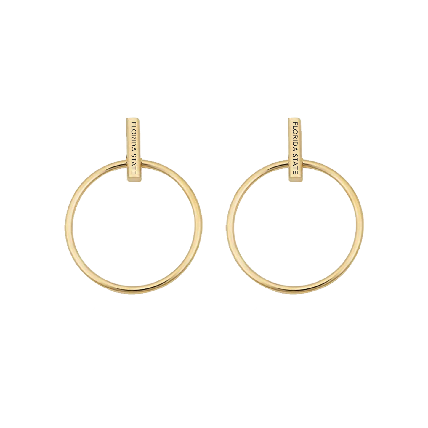 Florida State Seminoles Holly Earrings