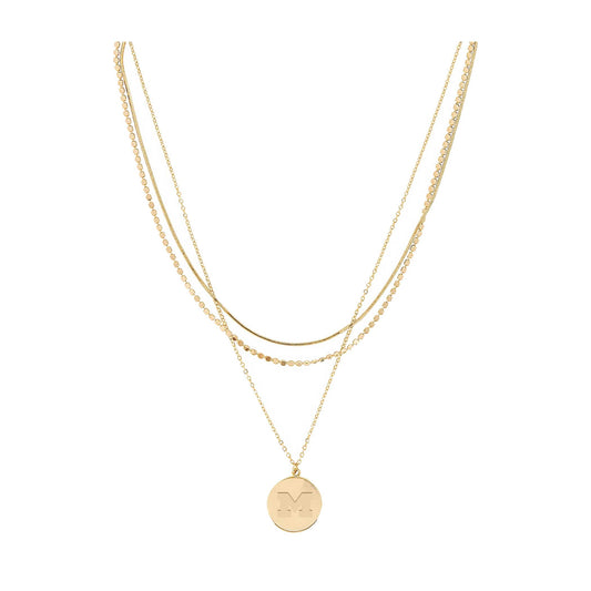 Michigan Wolverines Grizzy Necklace