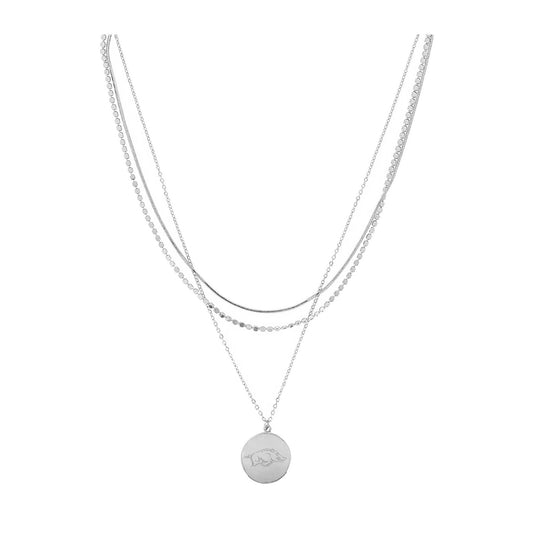 Arkansas Razorbacks Grizzy Necklace