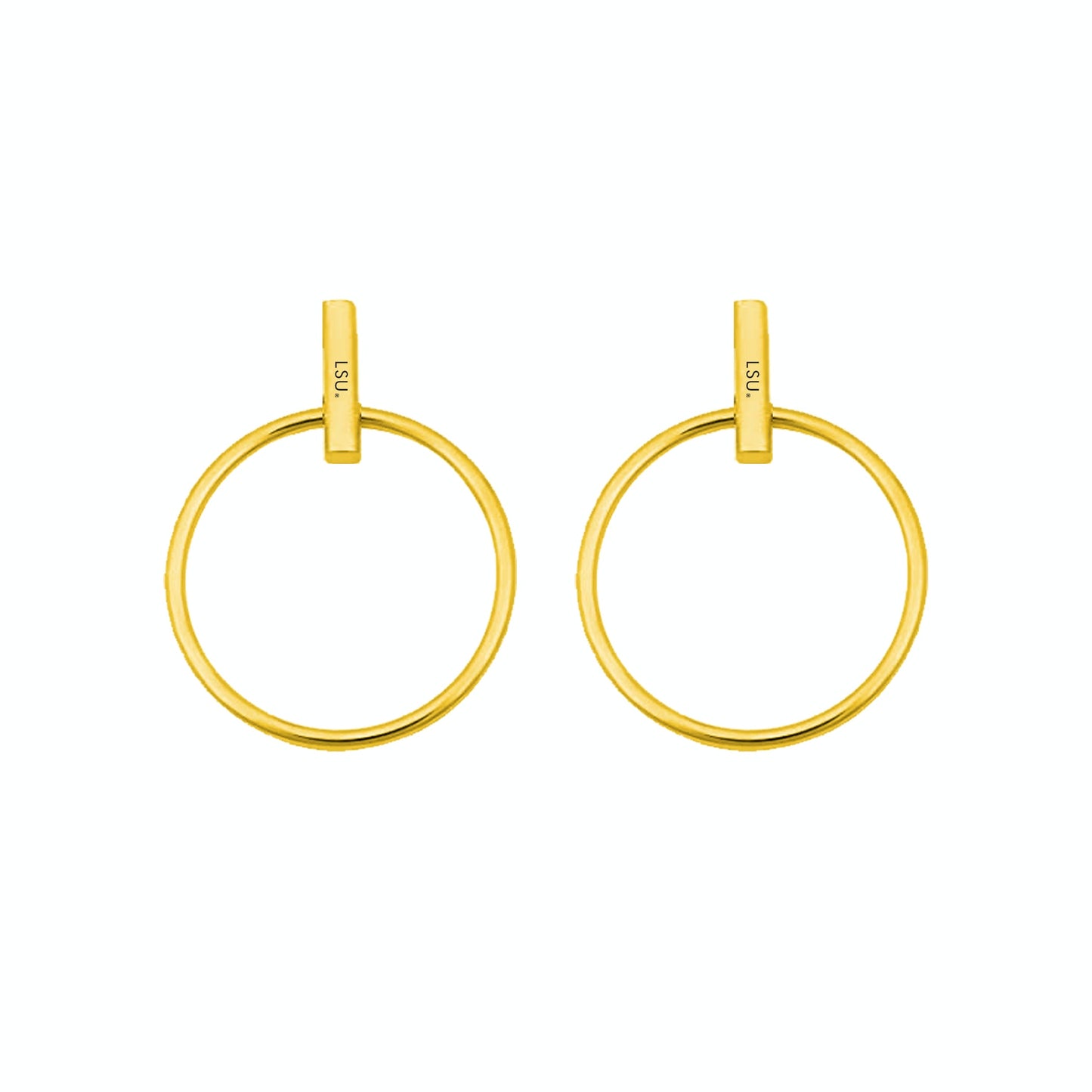 LSU Holly Earrings