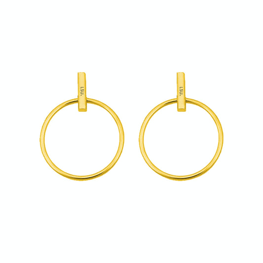 LSU Tigers Holly Earrings