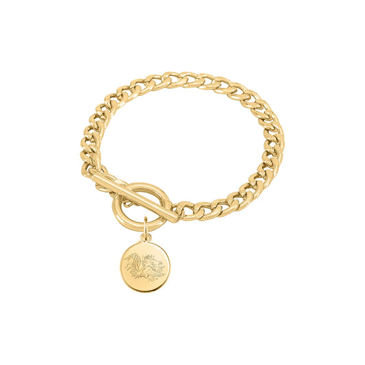 South Carolina Gamecocks Pennylane Bracelet (Gold)