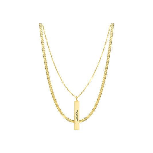 South Carolina Gamecocks Kona Necklace (Gold)