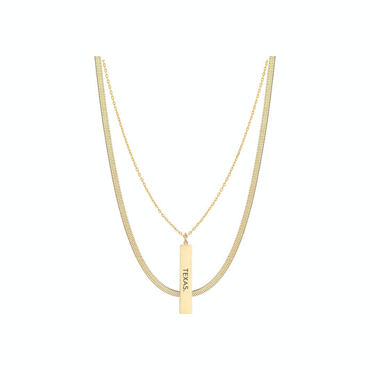 Texas Long Horns Kona Necklace