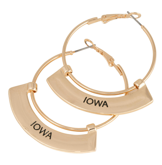 University of Iowa Weller Earrings