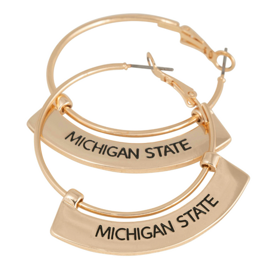 Michigan State Weller Earrings