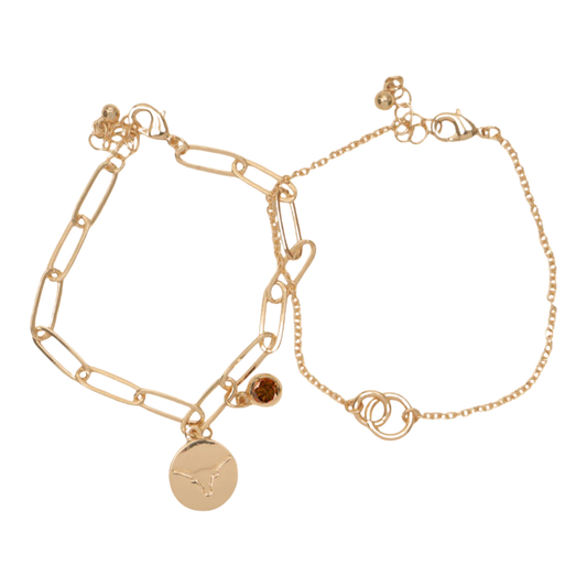 Texas Longhorns Jacaranda Bracelet