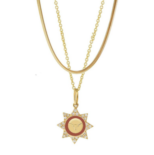 Texas Longhorns Silene Necklace