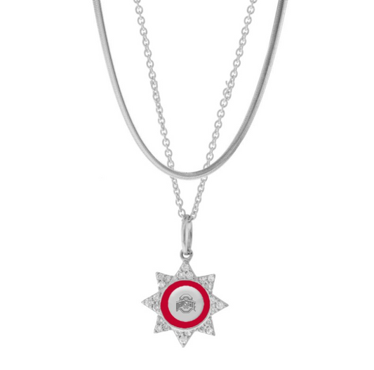 Ohio State Buckeyes Silene Necklace